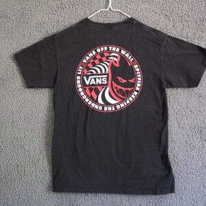 Vans x Spitfire Wheels Shirt Keeping the Underground Lit Black